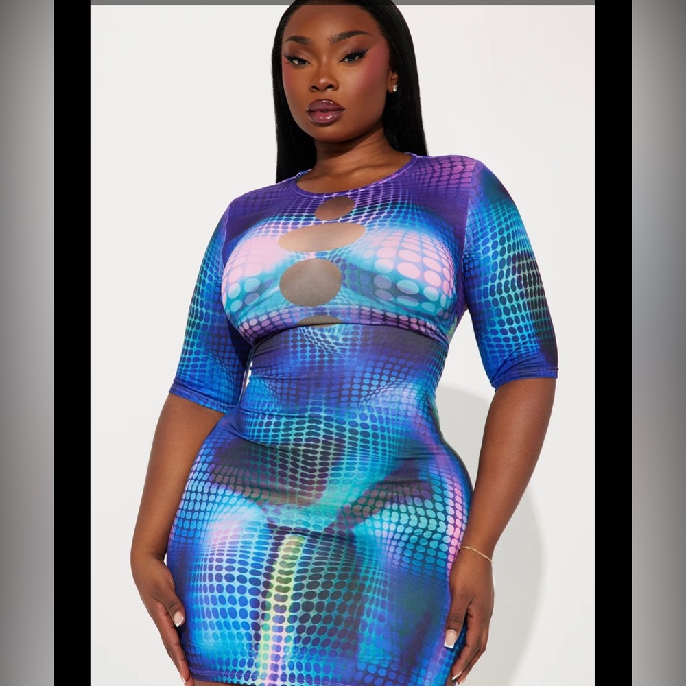 NWT fashion nova midi bodycon size XL